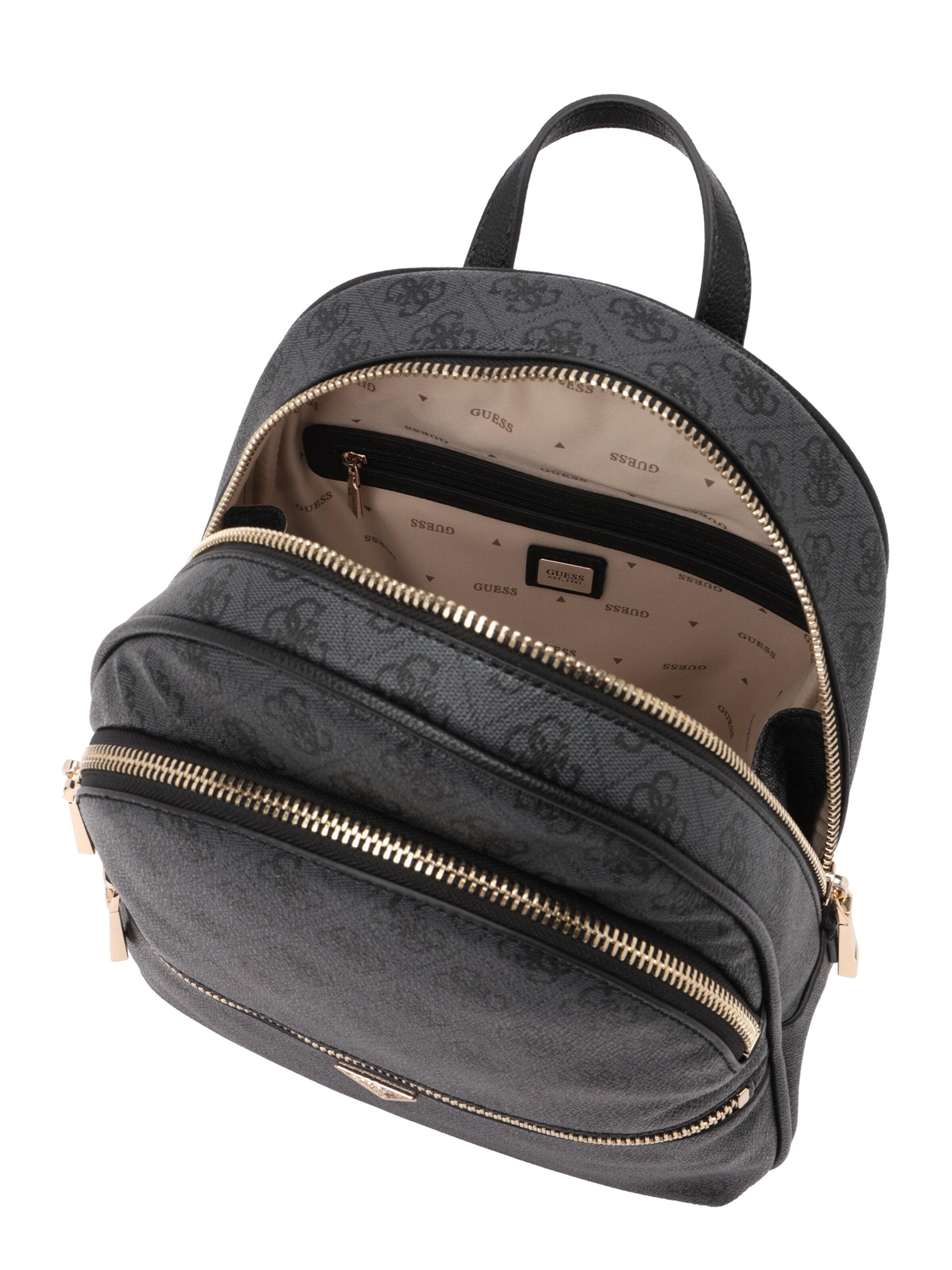 Rucsac 'MANHATTAN II LARGE BACKPACK' de la GUESS pe gri