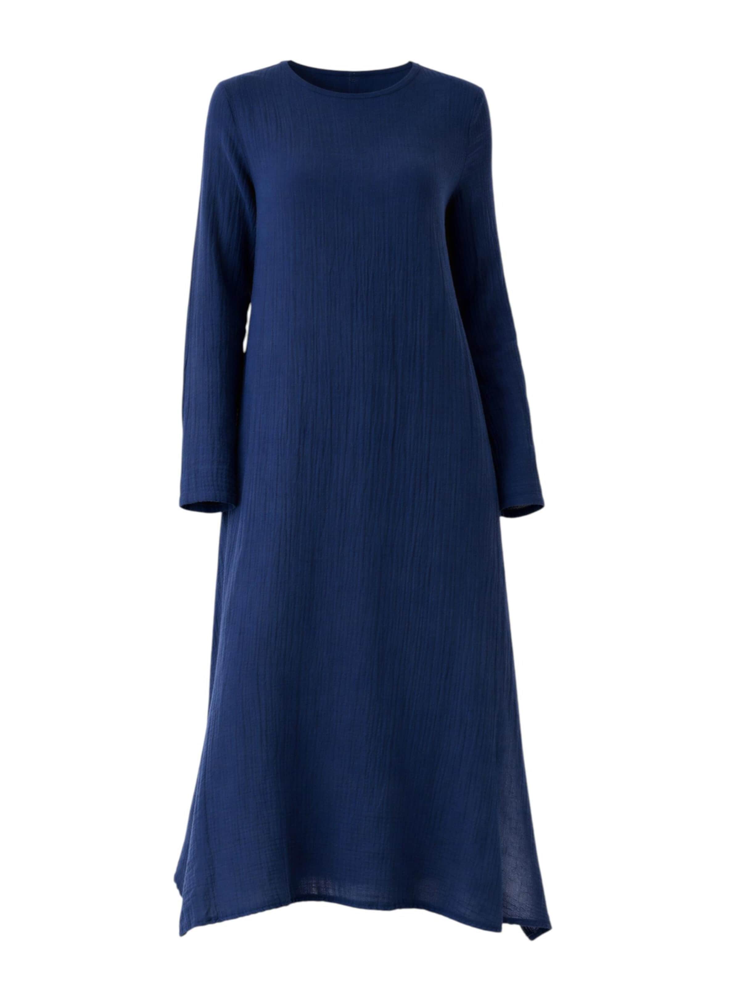 WENOR Tunika 'Nayla Modest'‌‌‌‌‌ in Blau: Vorderseite