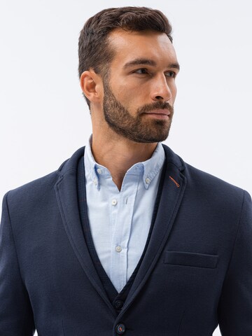 Ombre Slim Fit Sakko in Blau