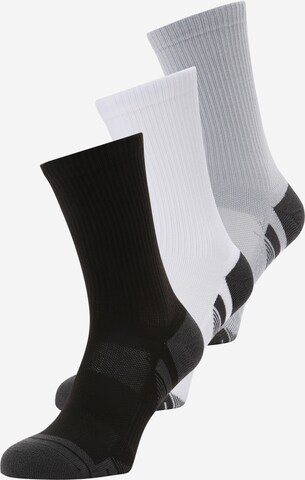 UNDER ARMOUR Athletic Socks in Grey: front