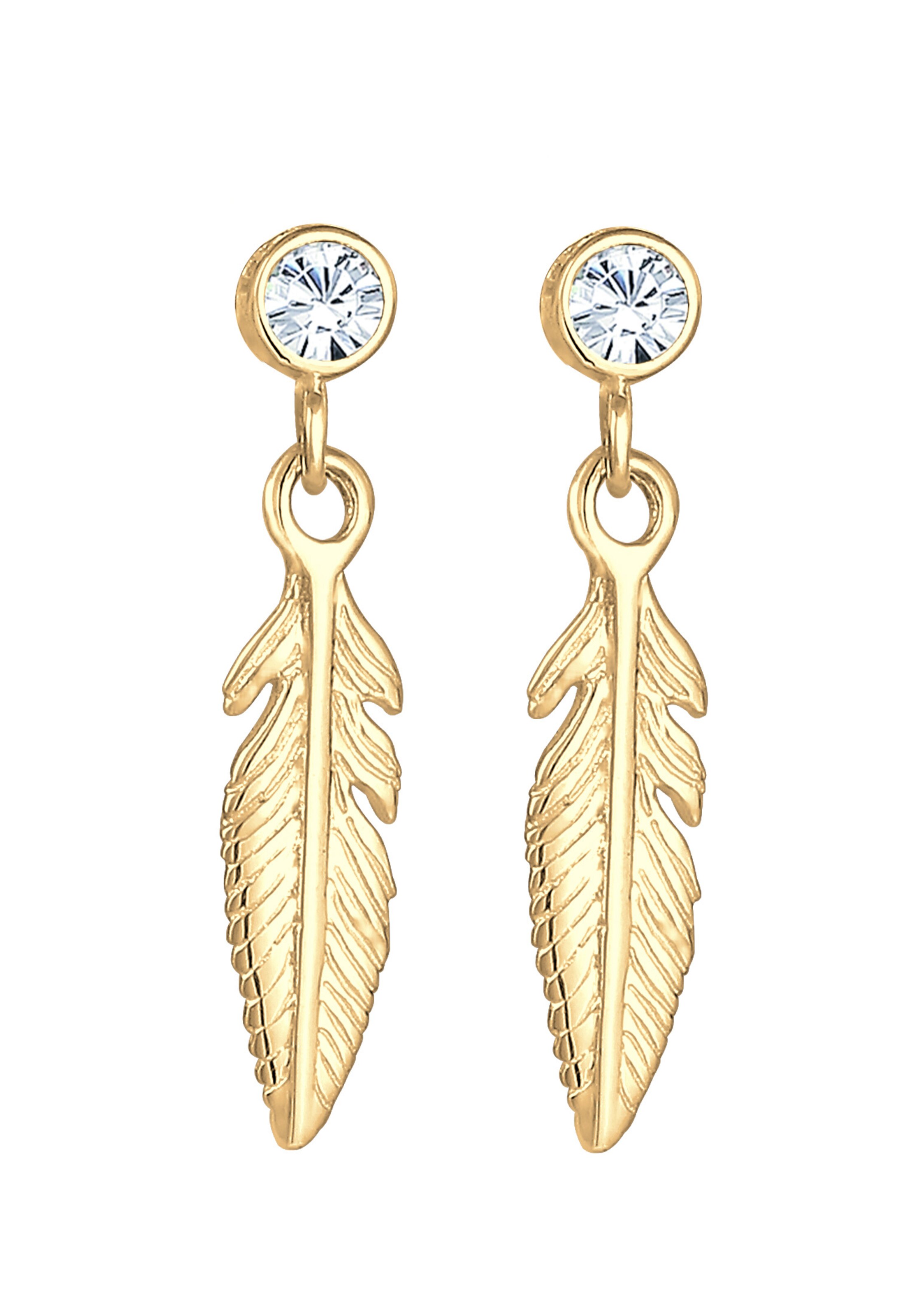 Boucles d'oreilles 'Boho' ELLI en or : devant