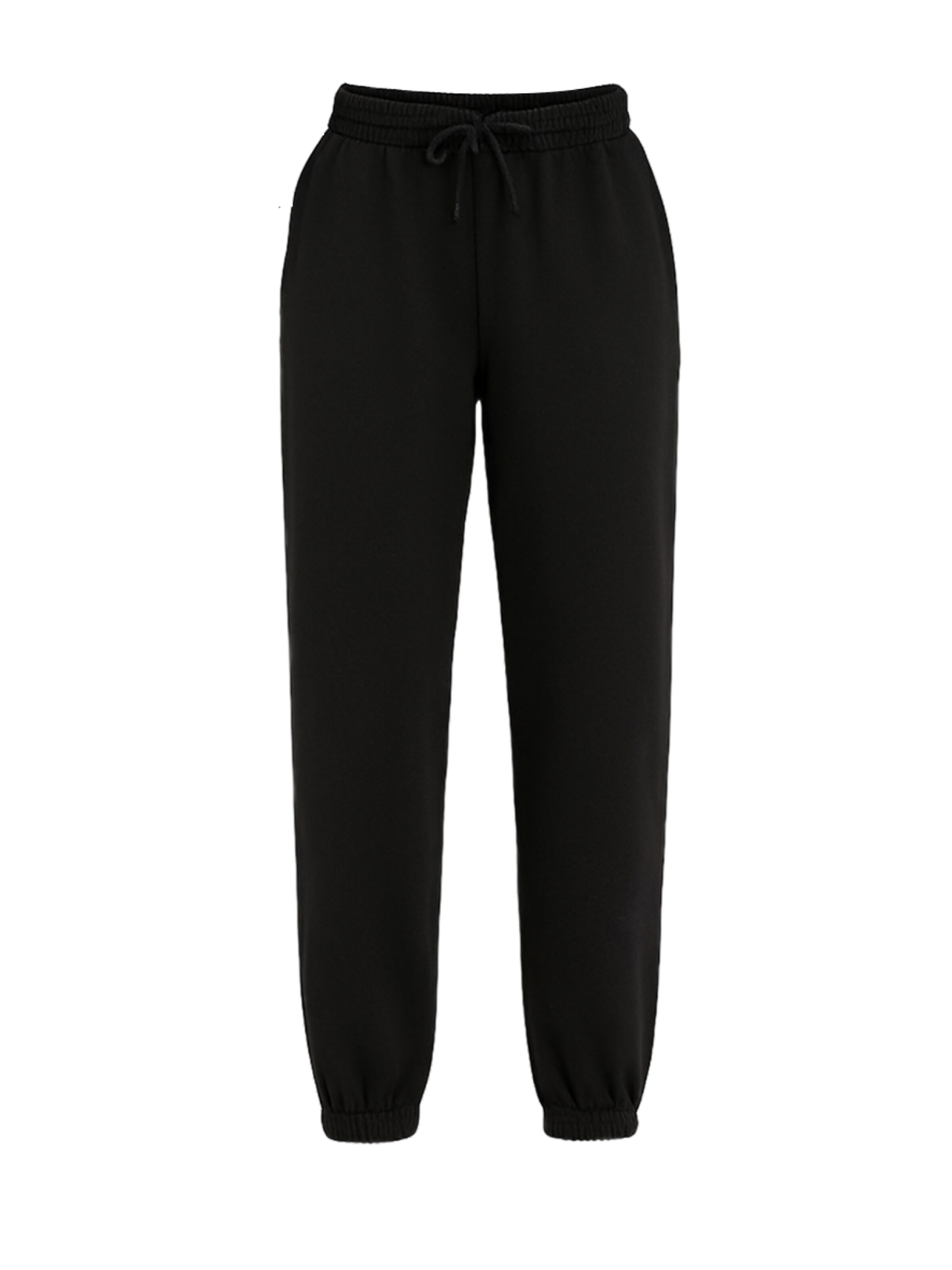 C&City Tapered Broek in Zwart: voorkant