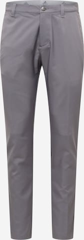 Coupe slim Pantalon de sport ADIDAS GOLF en gris : devant