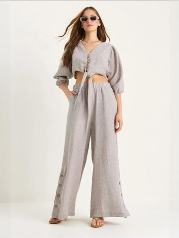 Bianco Lucci Pantsuit in Grey