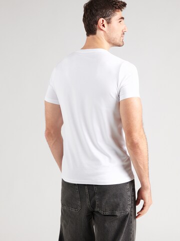 Karl Lagerfeld Тениска в бяло: отзад