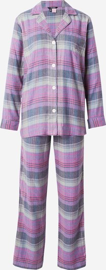 Lauren Ralph Lauren Pyžamo - světle zelená / tmavě zelená / světle fialová / bílá, Produkt