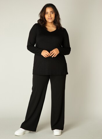 BASE LEVEL CURVY Shirt 'Alize' in Black