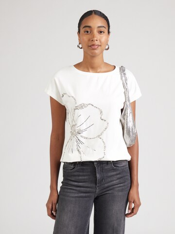 Tricou de la s.Oliver BLACK LABEL pe bej: față