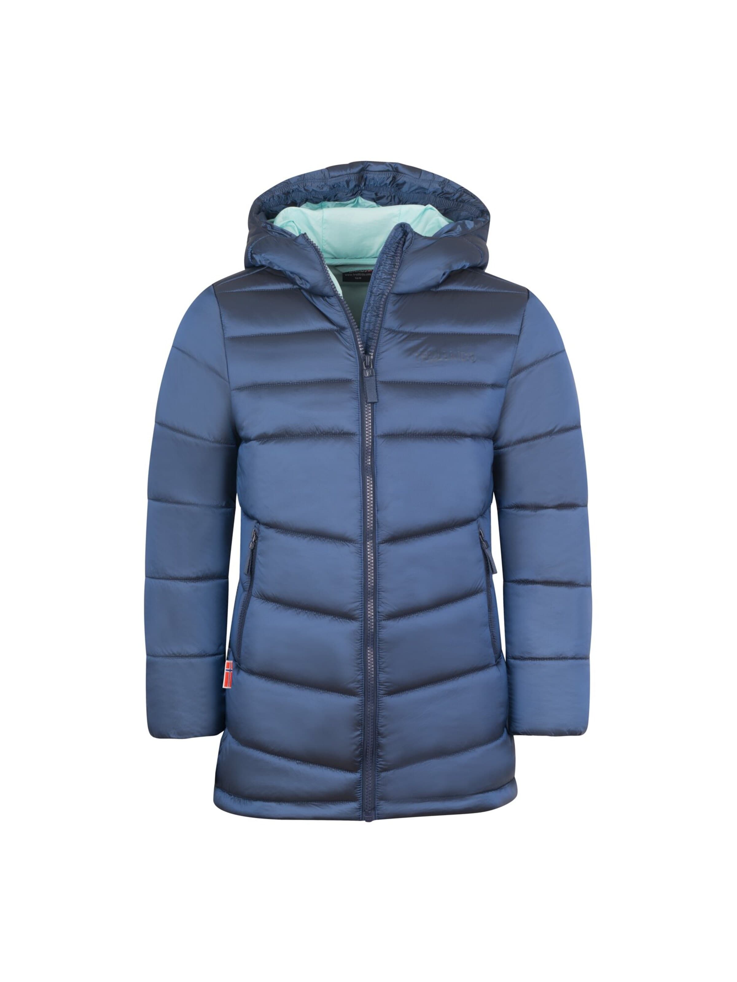 TROLLKIDS Winter Jacket in Blue: front