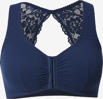 Ulla Popken BH in Blauw: voorkant