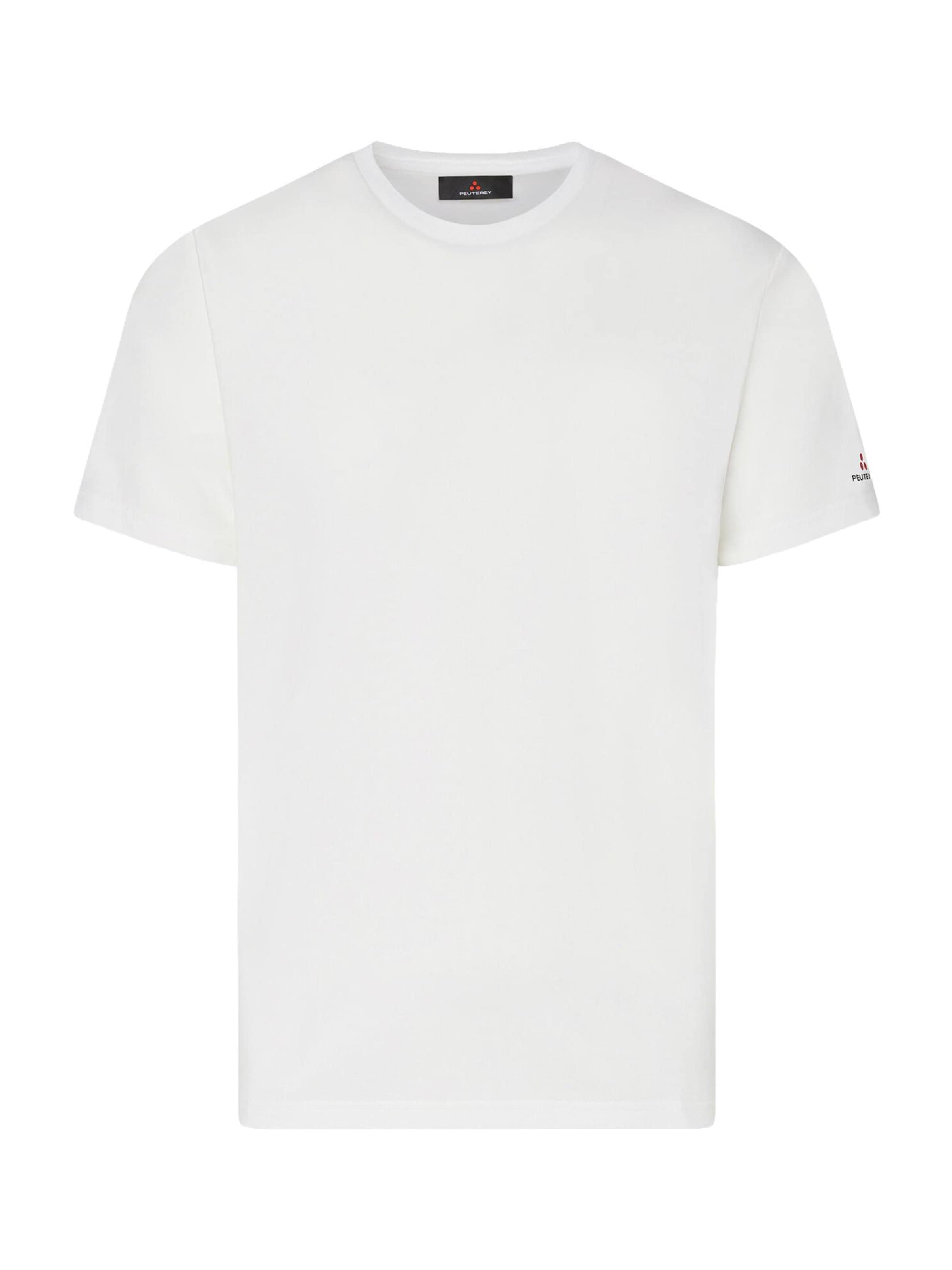 Peuterey Shirt 'PEUTEREY ZOLE 02 T-SHIRT' in Wit: voorkant