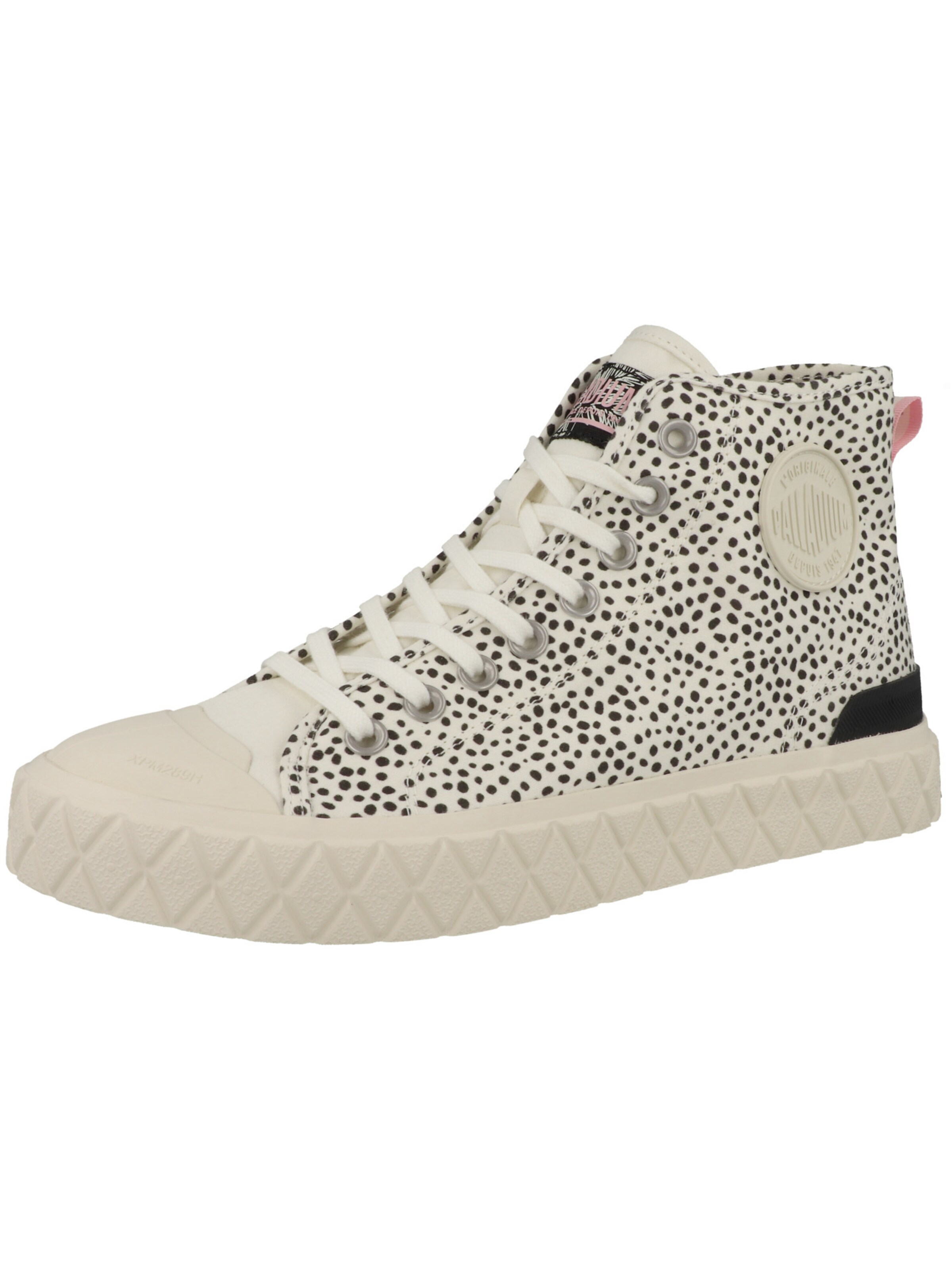 Baskets hautes 'Palla Ace Mid Fest' Palladium en blanc : devant