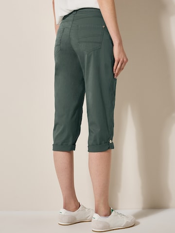 CECIL Slimfit Παντελόνι 'New York' σε πράσινο