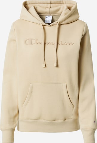 Champion Authentic Athletic Apparel Sweatshirt in Beige: front