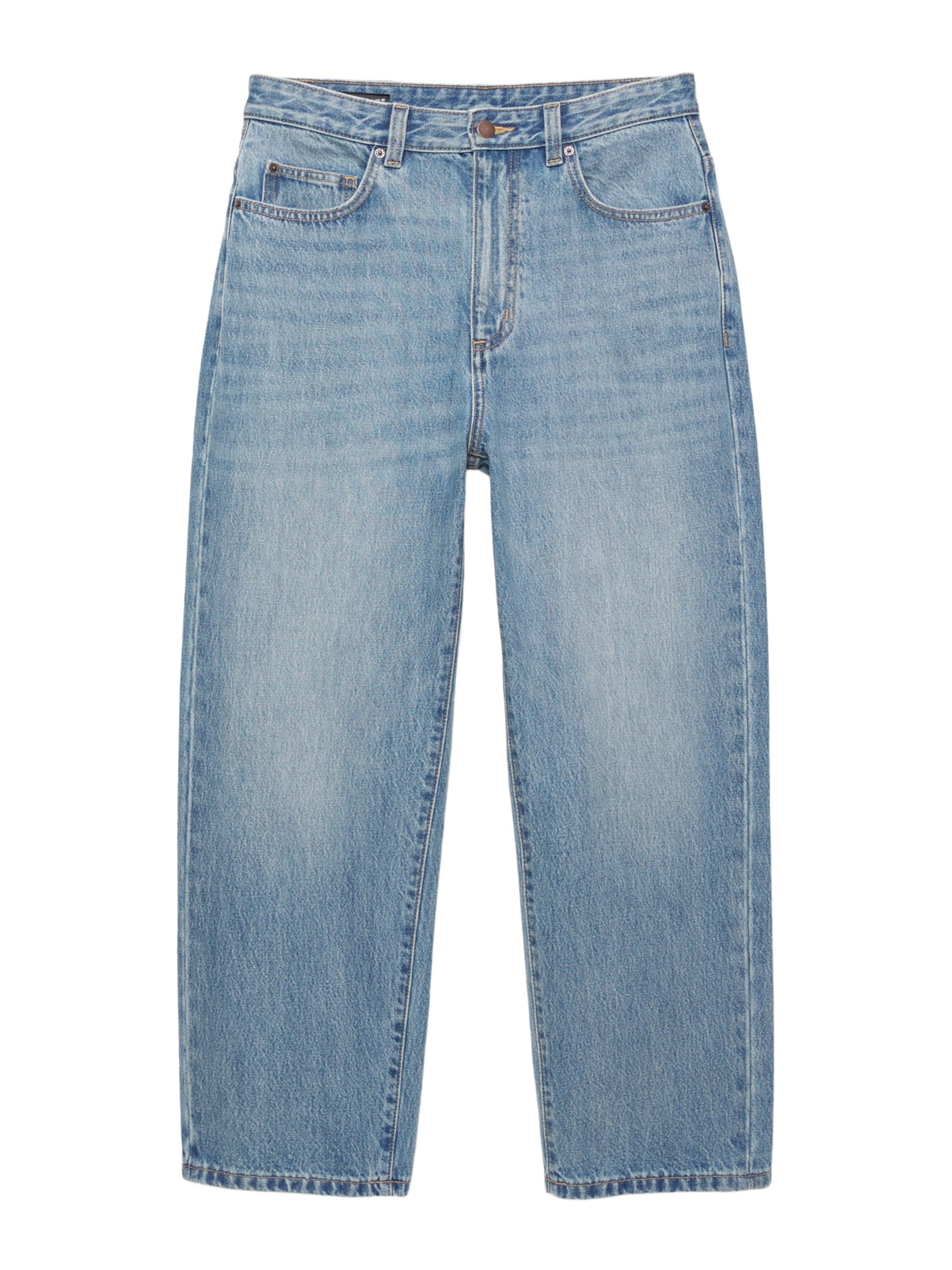 Pull&Bear Baggy Farkut värissä sininen: etupuoli