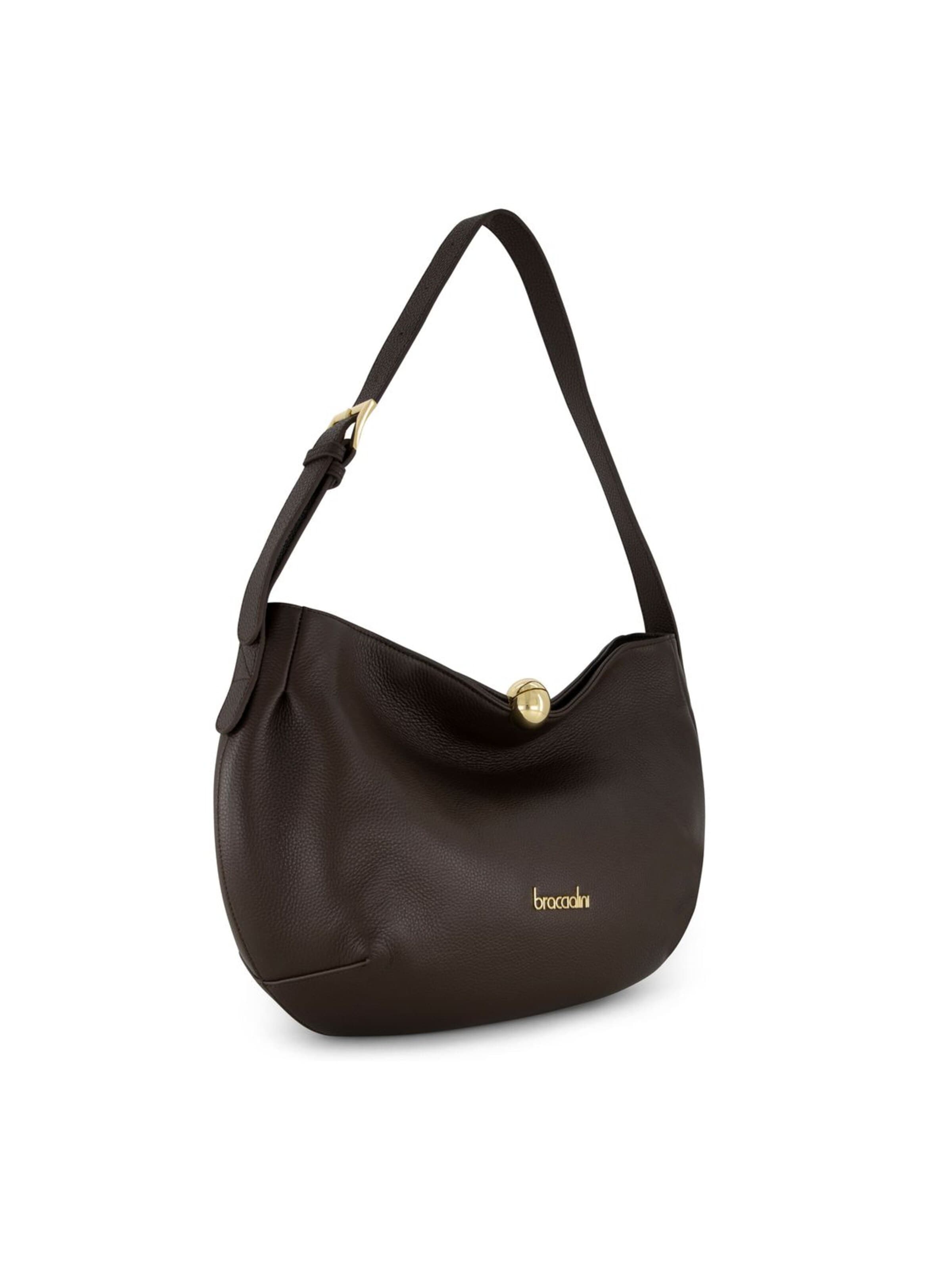 Borsa a spalla 'Ariel' di Braccialini in marrone