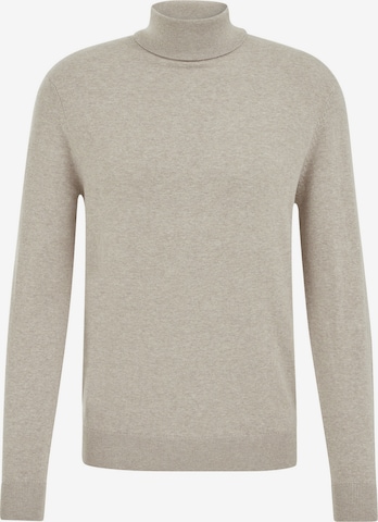 Pull-over WE Fashion en beige : devant