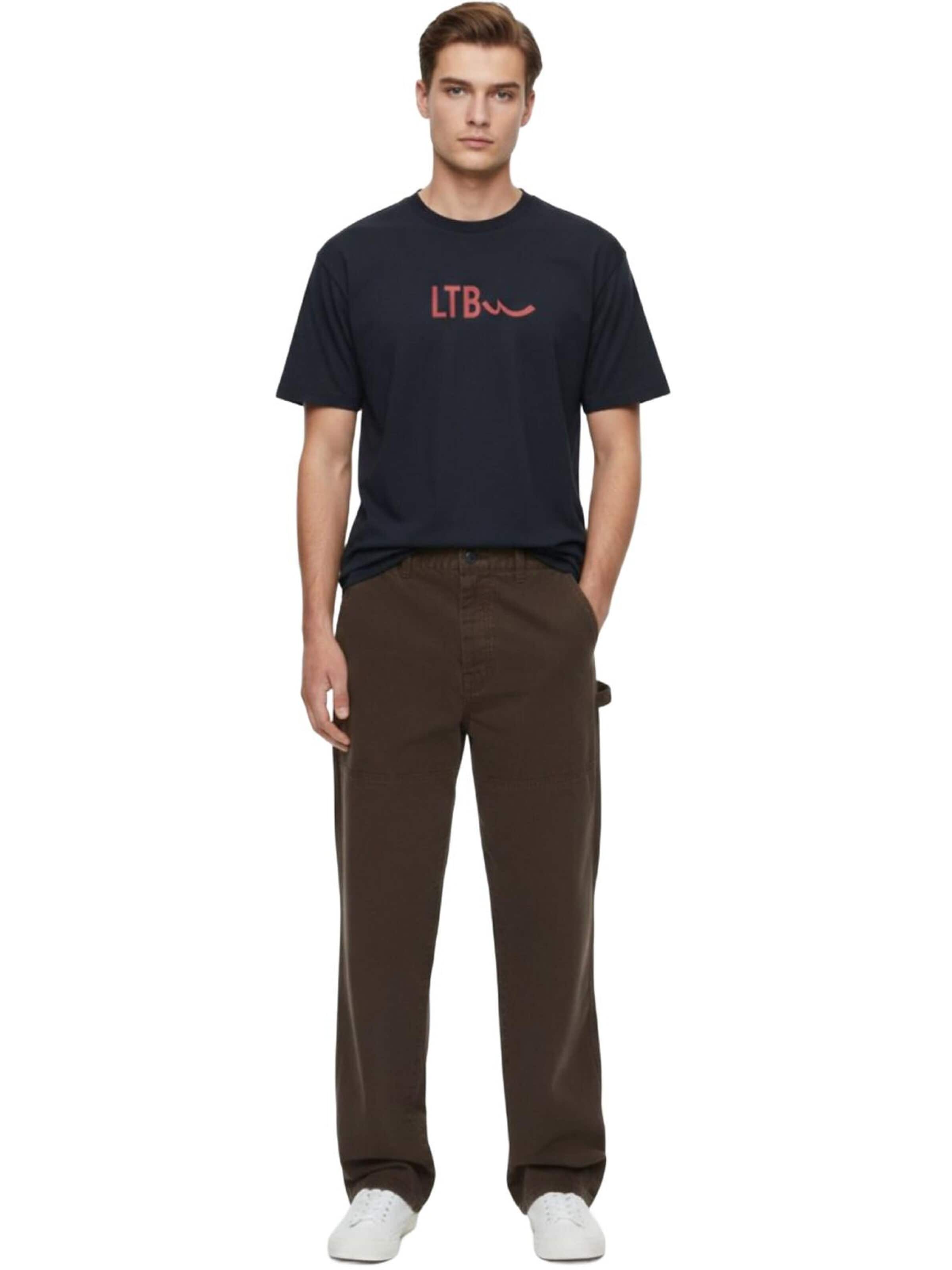T-Shirt 'Slogan T-Shirt' LTB Jeans en bleu