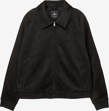 Veste mi-saison Pull&Bear en noir : devant