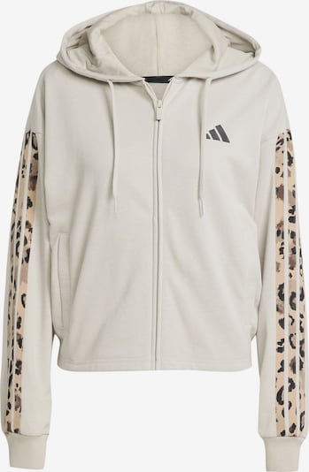 ADIDAS SPORTSWEAR Urheilullinen collegetakki värissä taupe / beigenharmaa / musta, Tuotenäkymä