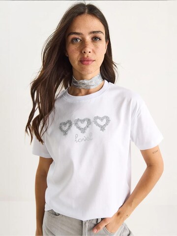 Bianco Lucci - Camisa em branco: frente