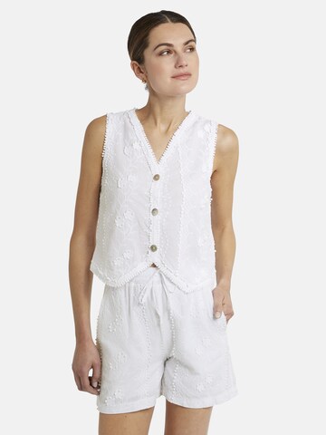 Nicowa Vest 'ALONO' in White: front