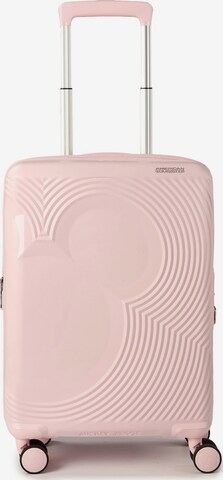 American Tourister Trolley 'Mickey Magic' in Pink: front