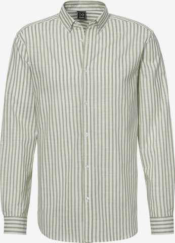 Chemise JOHN DEVIN en vert : devant