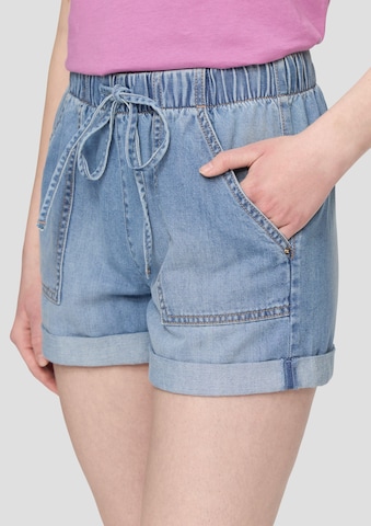 QS Regular Jeans i blå