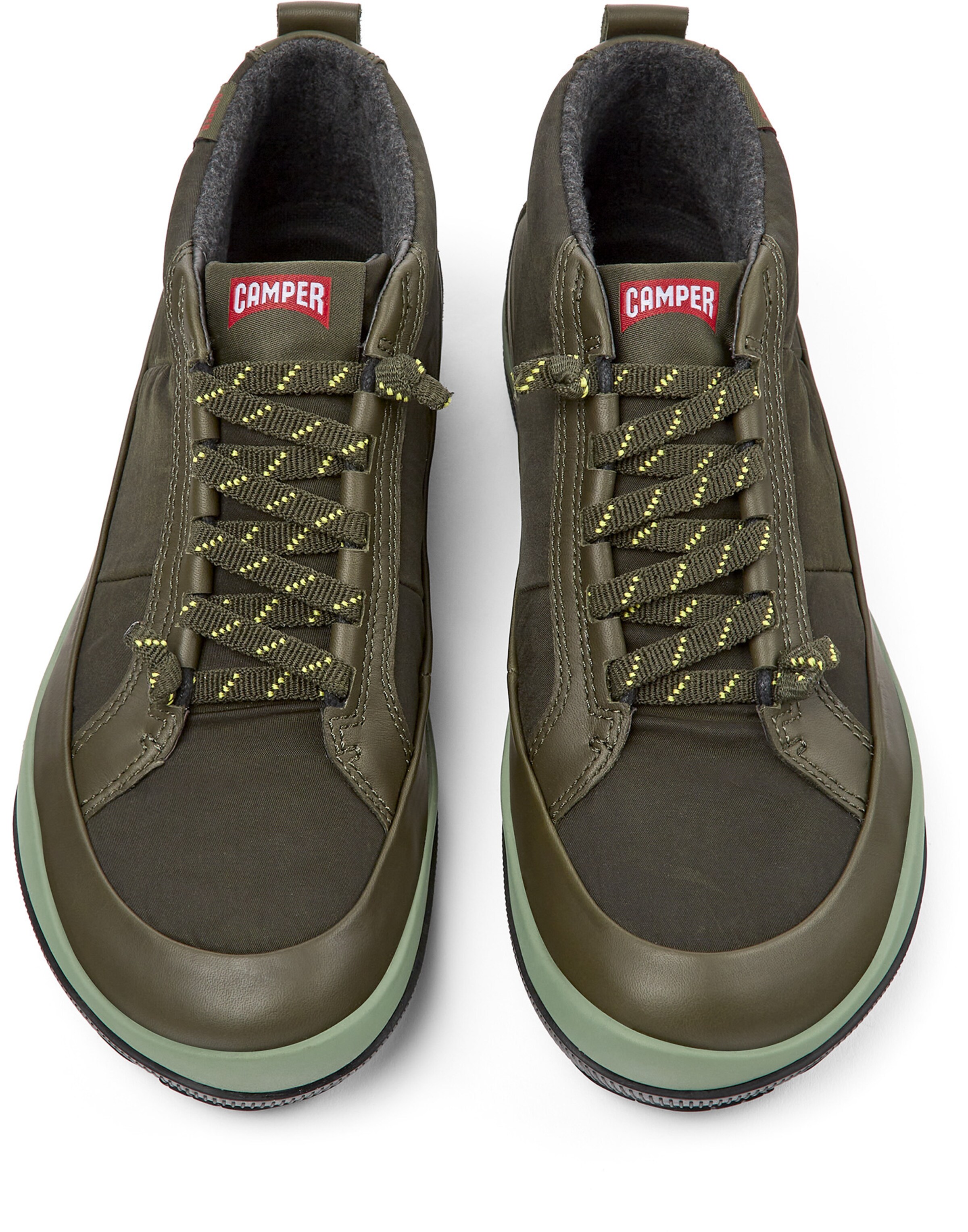 Bottines à lacets 'Peu Pista' CAMPER en vert