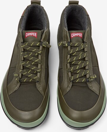 CAMPER Lace-Up Ankle Boots 'Peu Pista' in Green