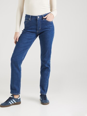 Slimfit Jeans de la Calvin Klein pe albastru: față