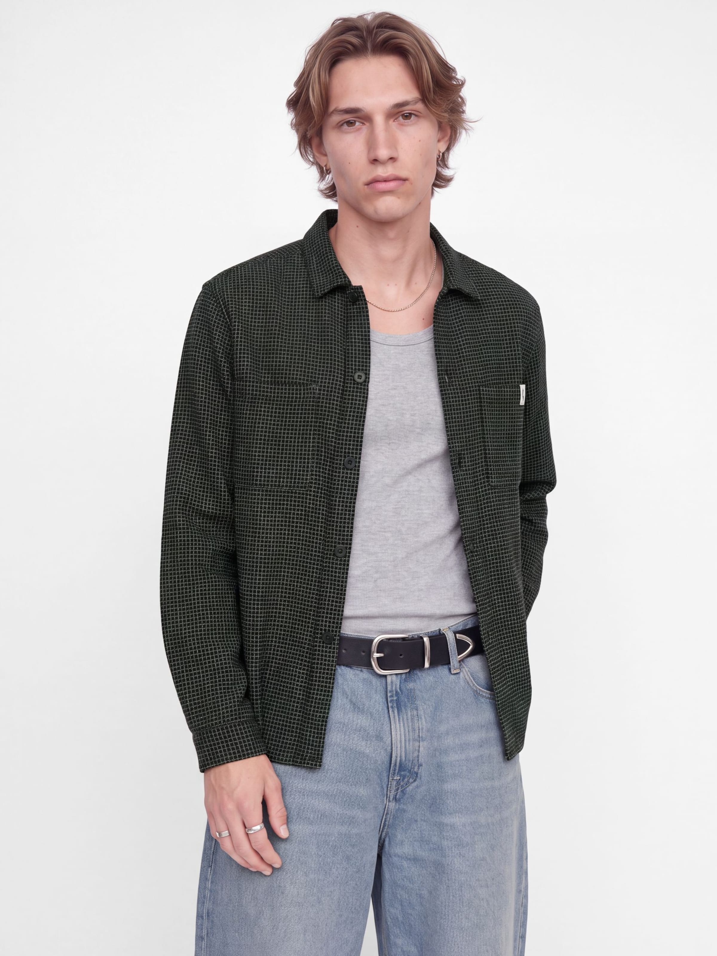 Comfort fit Camicia business di JACK & JONES in nero: frontale