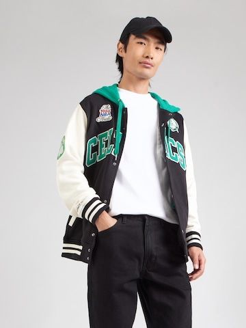 Mitchell & Ness - Chaqueta de entretiempo 'BOSTON CELTICS' en negro: frente