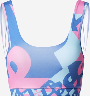 Lapp the Brand Bustier Sport-BH in Lila: predná strana