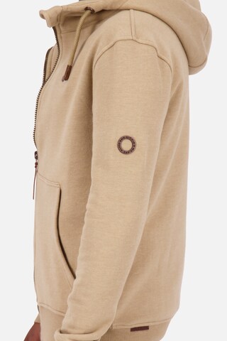 Alife and Kickin - Sudadera con cremallera 'TrasherAK' en beige