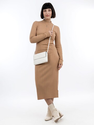Borsa a tracolla 'Emma' di Emily & Noah in bianco: frontale
