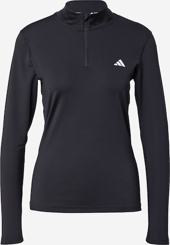 ADIDAS PERFORMANCE Performance shirt 'Techfit ' in Black: front