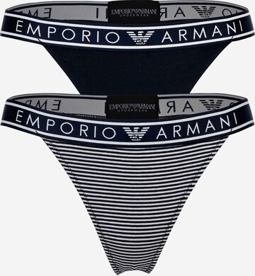 Emporio Armani String in Blau: predná strana