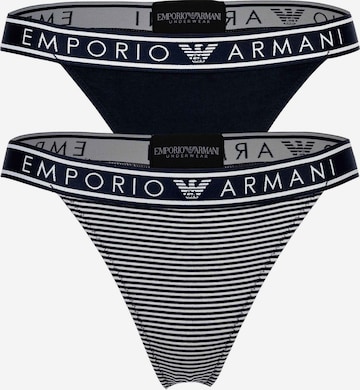 Emporio Armani Thong in Blue: front