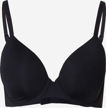juoda DKNY Intimates Marškinėliai Liemenėlė 'Litewear': priekis