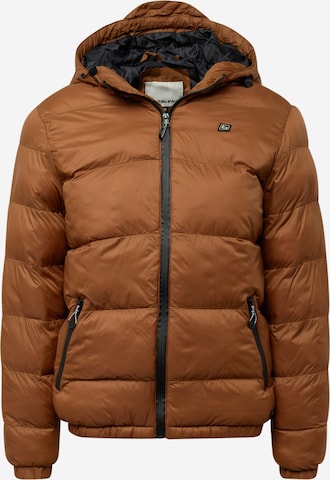 BLEND Zimska jakna | rjava barva: sprednja stran