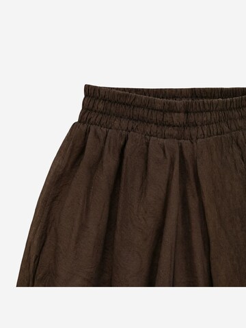 MixRay Tapered Trousers 'Shorts' in Brown