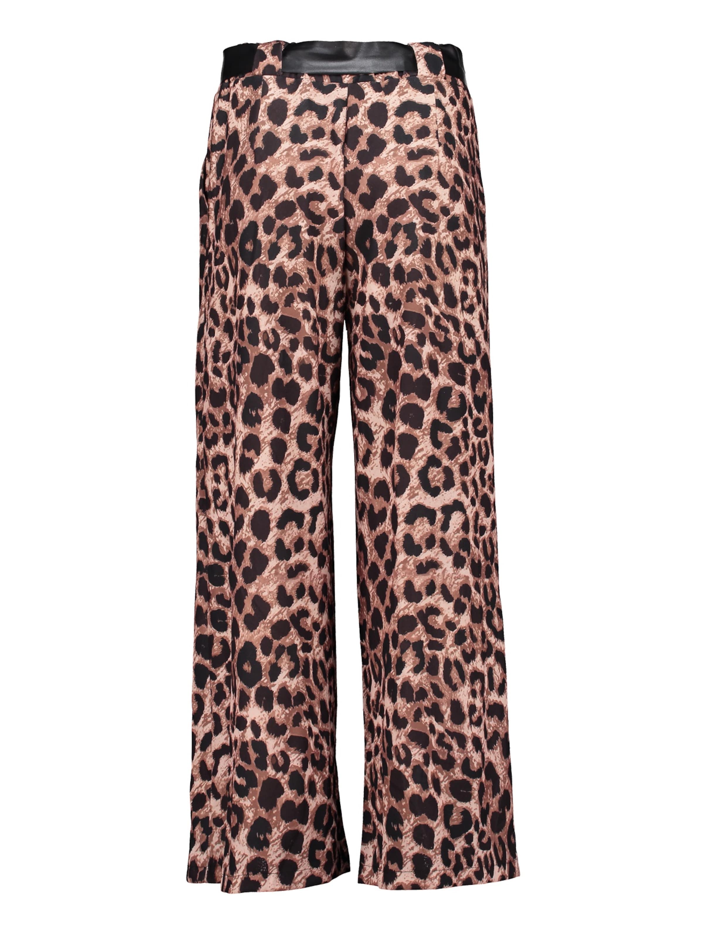 Hailys Wide leg Παντελόνι 'Ni44a' σε καφέ