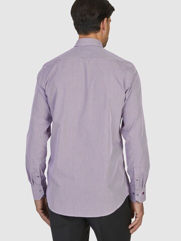 HECHTER PARIS Regular fit Business Shirt in Purple