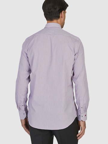 HECHTER PARIS Regular fit Business Shirt in Purple