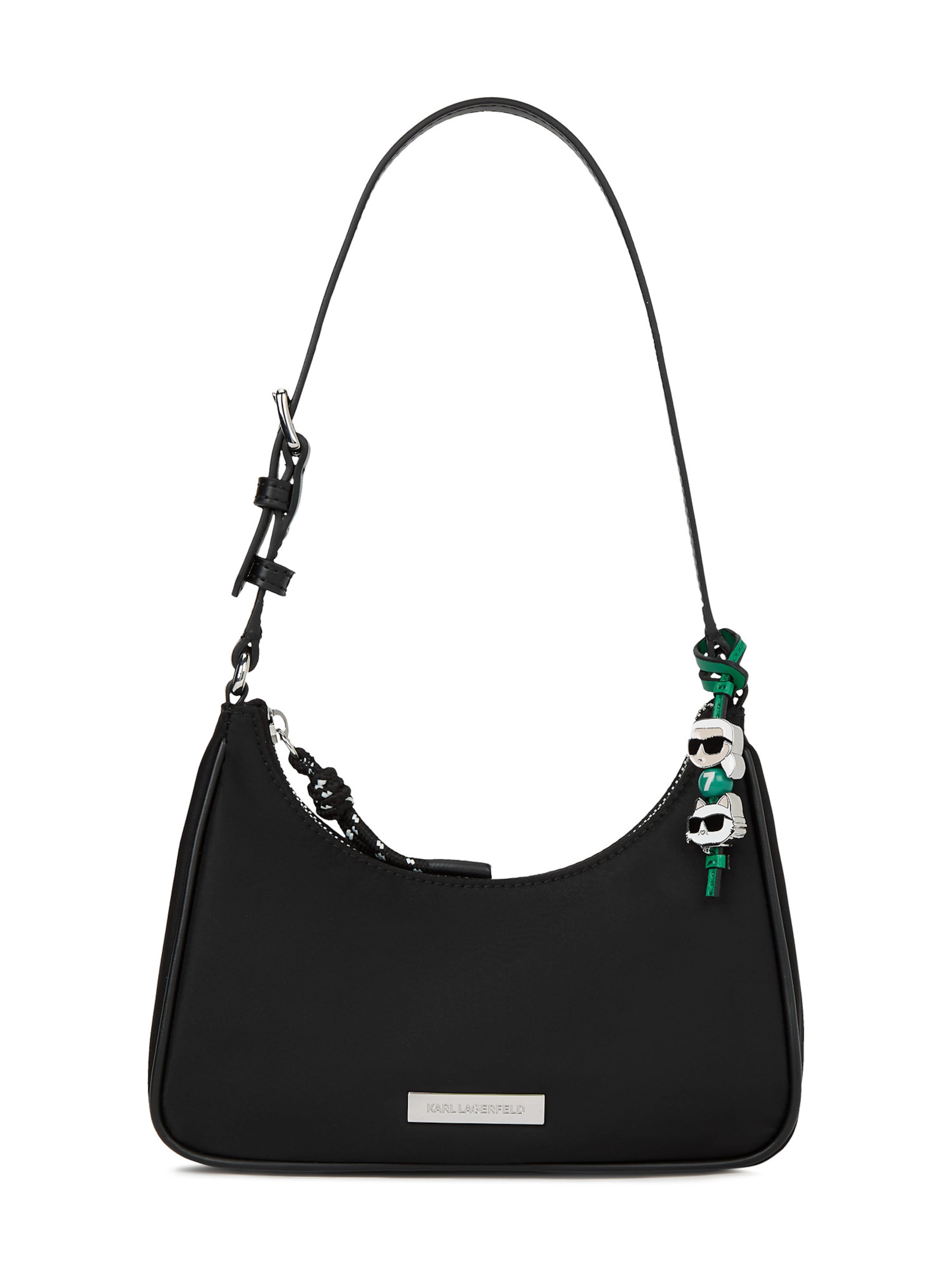 Karl Lagerfeld Чанта за през рамо 'Ikon' в черно: отпред