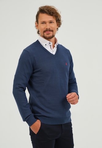 Giorgio di Mare Sweter w kolorze niebieski