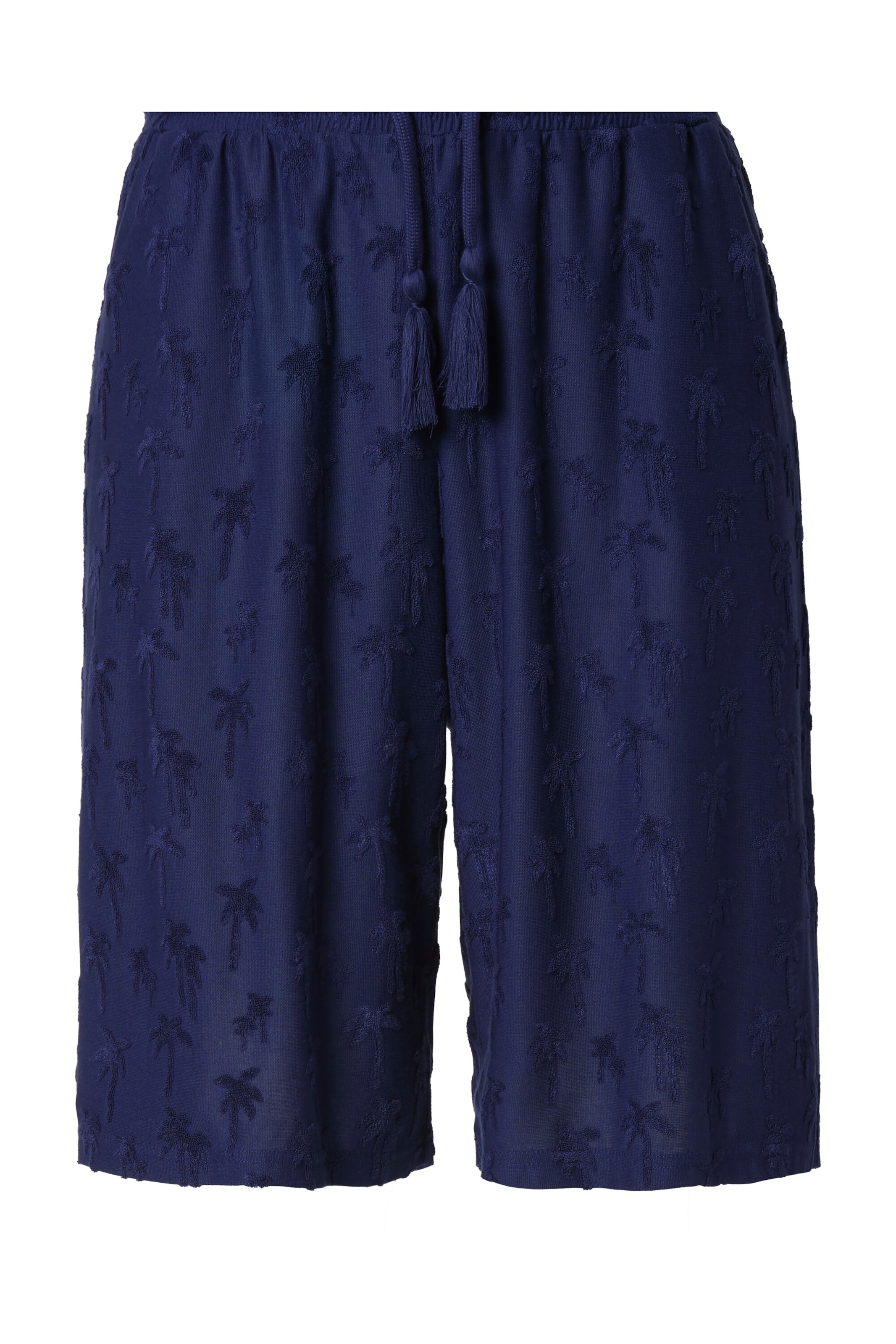 Ulla Popken Loosefit Kalhoty – modrá: přední strana