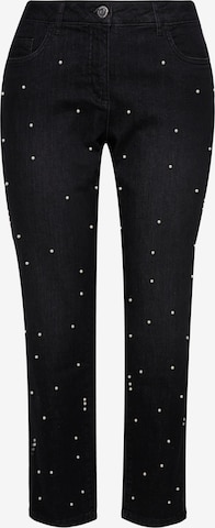 MIAMODA Jeans in Black: front